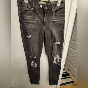 721 High Rise Skinny Black Levi's